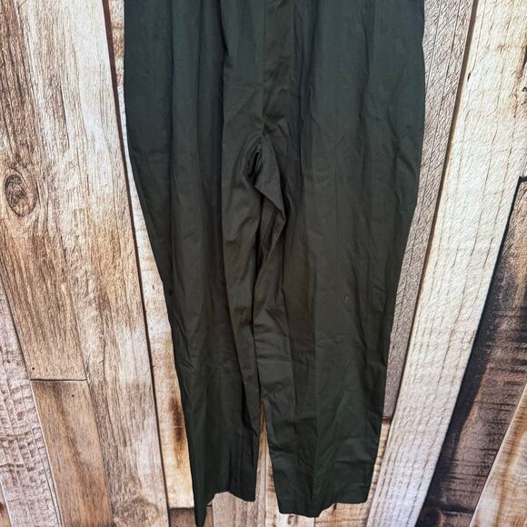 Gal Meets Glam Kierra Jumpsuit Black Size 2 NWT Ruffle Detail Belted One Piece - Picture 6 of 9